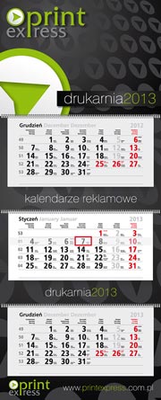 Wzory kalendarzy trójdzielnych